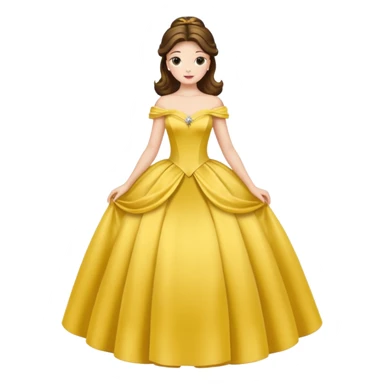 Belle from Beauty and the Beast sticker