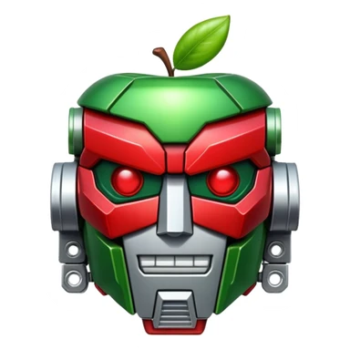 transformer apple sticker
