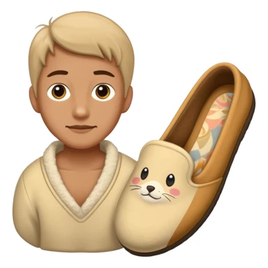 a house slipper thrown by a mother sticker