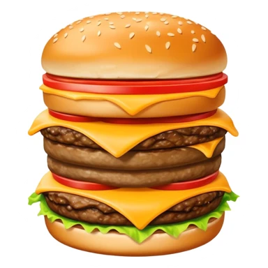 Tripple cheese burger  sticker