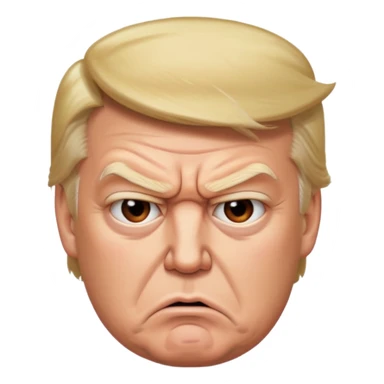 trump  angry sticker