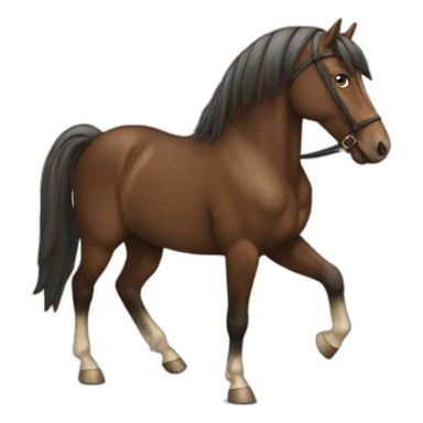 cheval sur cheval sticker