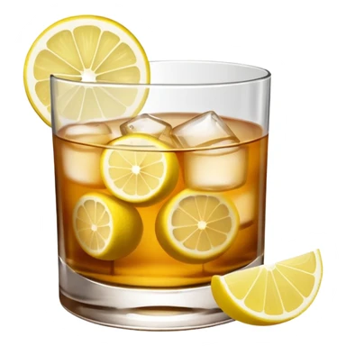 mach mir einen Whiskey sour in emoji form sticker