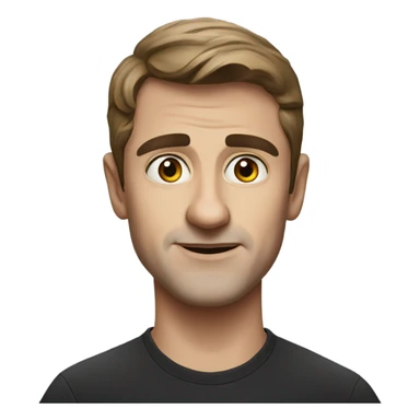 Paul Mescal actor realistic portrait small eyes sticker