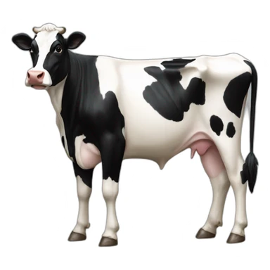 Holstein-Friesian Cow Full Body sticker