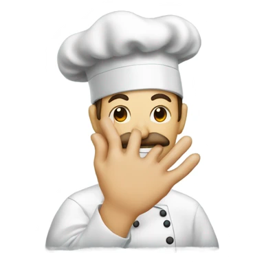 Chef kiss hand sticker