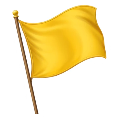 Create a yellow flag  sticker