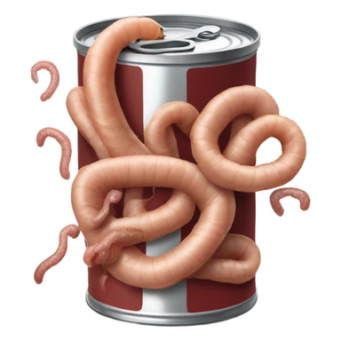 Open a can of worms sticker