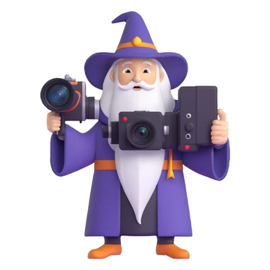 cinema camera wizard sticker