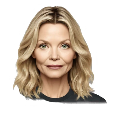 michelle pfeiffer wearing tee sticker