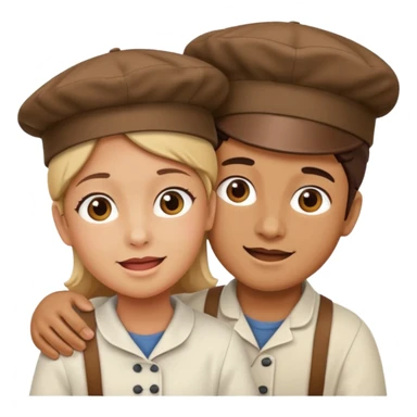 Piggy back baker sticker