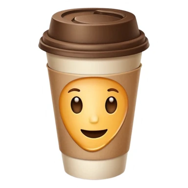 Takeaway coffee sticker