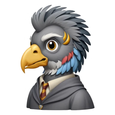 buckbeak and harry potter sticker