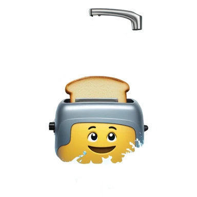 Toaster bath sticker