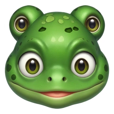 egy fogyatékos békafej ami cuki sticker