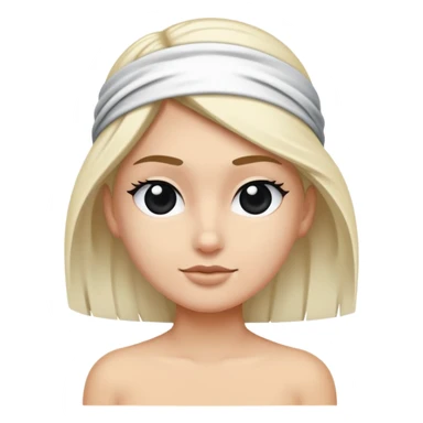 Drapeau Drapeau blanc, avec une tête de profil noir avec un bandeau blanc sur le front sticker