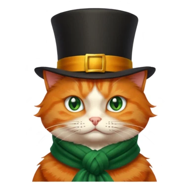 Ginger cat as Scrooge  sticker