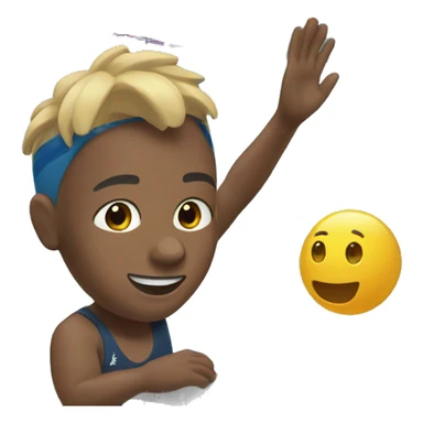 summer olympics boy swimming pool sticker