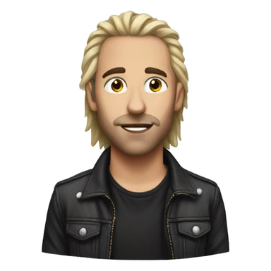 rock band frontman sticker