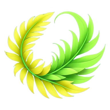 Elemental grass-flying-type magical colorful exotic animesque Pokémon-Fakémon-animal-creature sticker