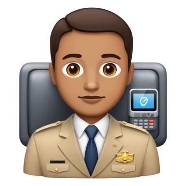 government official with digital technology at regional level sticker