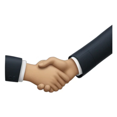 emmmanuel macron shaking a saussage hand sticker