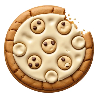 White chocolate chip chips ahoy cookie sticker