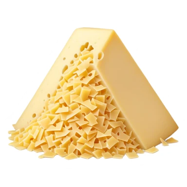 parmigiano triangle grated sticker