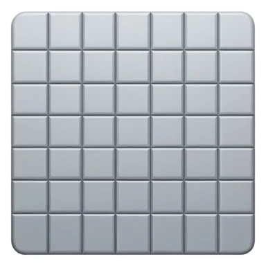 Light gray square with a checkered pattern 8x8 sticker