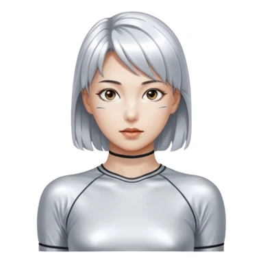 Russian sport glory silver sorayama sticker