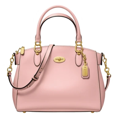 coach bag color pink sticker