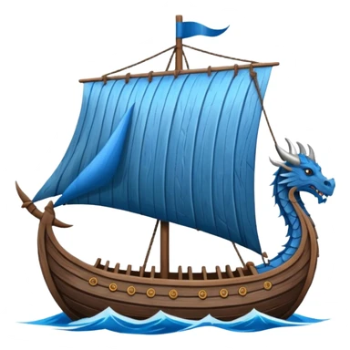 viking ship sticker