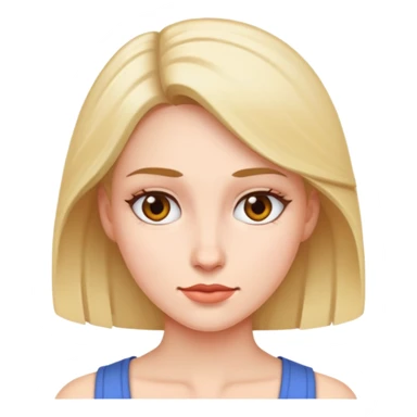 woman upper body sticker