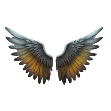 Grunge Wings sticker