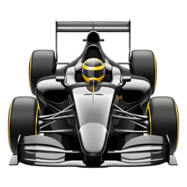 formula 1 black sticker