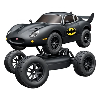 Traxxas Basher Batman’s 34 jaguar rc car  sticker