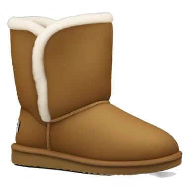 UGG slippers with ugg logo sticker