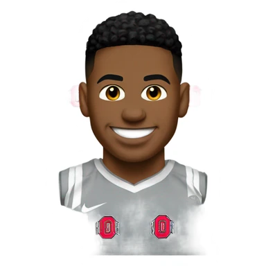 Giannis with a Ohio state logo sticker