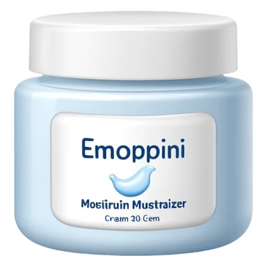 body moisturizer cream pot with label sticker