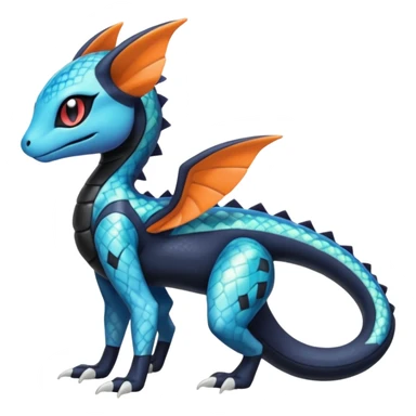 Meloetta-Dewott-Salandit-Nargacuga-Pokémon-Fakémon-fusion-hybrid-creature sticker