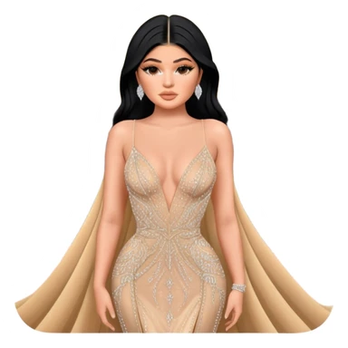 Kylie jenner met gala 2025 sticker