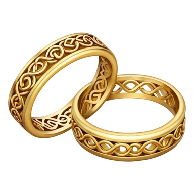 Two Gorgeous Rings sticker