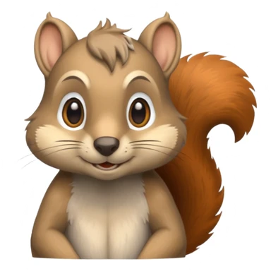 Merle Squirrel sticker