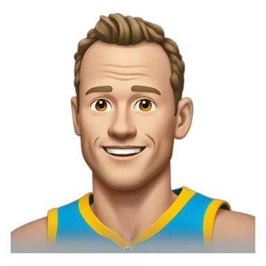 Jonathan Toews as rainbow beach bum sticker