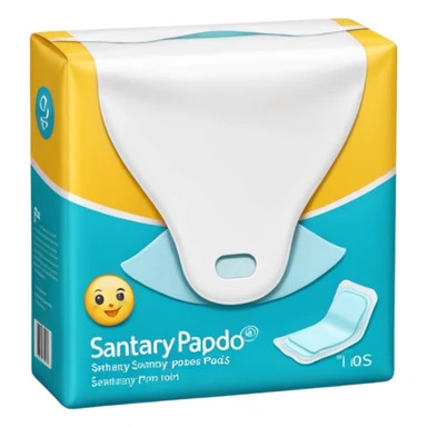 Pack of sanitary pads  sticker
