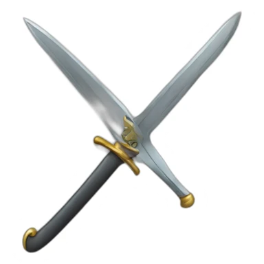 Un chat avec un sabre sticker