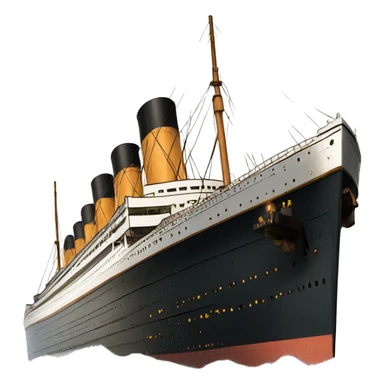 RMS Titanic White Star Line sticker