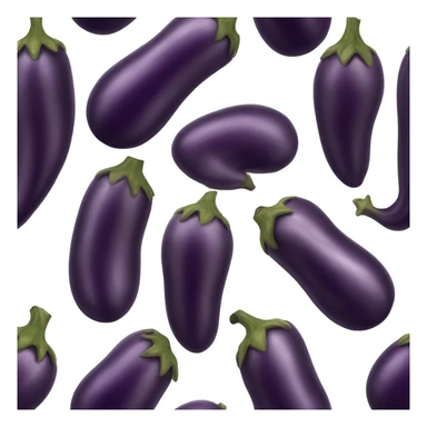 And eggplant with veins  sticker