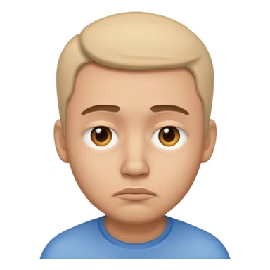 🥺😔 pero 3 D masculino  sticker