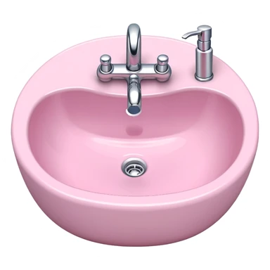 babypink sink sticker